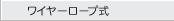 ワイヤーロープ式